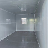Bureau de chantier pliable portable en conteneur en acier modulaire préfabriqué mobile de 20 et 40 pieds pour une utilisation temporaire dans les hôtels et les magasins
