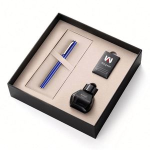 Ensemble de stylos promotionnels d'entreprise personnalisés de luxe avec logo pour cadres masculins - Product Image 3