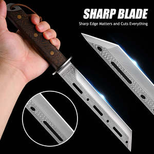 Nuevo producto, cuchillos de utilidad de <span class=keywords><strong>leña</strong></span> forjados hechos a mano multiusos de acero inoxidable, cuchillo de <span class=keywords><strong>cocina</strong></span> chino - Product Image 6