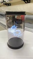 Cylindre HoloTube Holographique 3D Affichage Plug Play Mini Hologramme Portable Vitrine Transparente Hologrammes Interactifs 3D Holobox