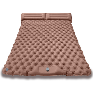 Colchoneta Inflable <span class=keywords><strong>de</strong></span> Nailon 400D con TPU para Exteriores, Colchón <span class=keywords><strong>de</strong></span> Aire Doble para 2 Personas, Colchón <span class=keywords><strong>de</strong></span> <span class=keywords><strong>Camping</strong></span> con Almohada y Bomba - Product Image 2