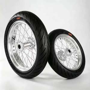 Kit de Ruedas y Neumáticos Supermoto LBX Light Bee X de 17 Pulgadas para Llantas Surron Silver 17 X 1.60 <span class=keywords><strong>Delantera</strong></span> 17 X 2.15 Trasera para Motocicleta Eléctrica Todoterreno - Product Image 2