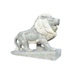 Moderne Extérieur Hôtel Villa Jardin Rue Paysage Décoration Design Sculpté À La Main Marbre Dormir Lion Statue Pierre <span class=keywords><strong>Art</strong></span> Sculpture - Product Image 6