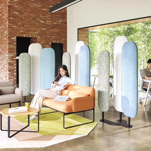 Parete Divisoria Acustica per Ufficio Autoportante e Mobile, Pannelli <span class=keywords><strong>Fonoassorbenti</strong></span> in Feltro PET, Schermo Divisorio per Ambienti - Product Image 3