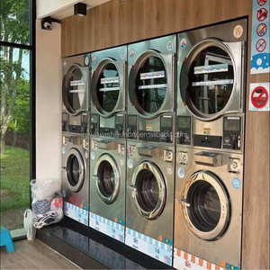 Máquina de Lavandería Comercial y Secadora que Funciona con Monedas, para Hoteles, Escuelas, Lavandería de Autoservicio, Promoción Comercial, Lavandería Metálica - Product Image 1