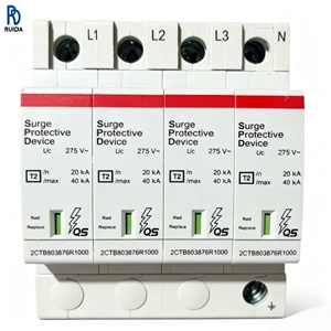 Parasurtenseur QS PLC 40KA Basse Tension AC SPD pour l'Automatisation Industrielle, le Contrôle Industriel et la Programmation PLC - Product Image 1