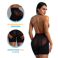 Shorts sculptants personnalisés pour femme, effet remonte-fesses, contrôle du ventre, sans couture, amincissants, en nylon, séchage rapide, rembourrés