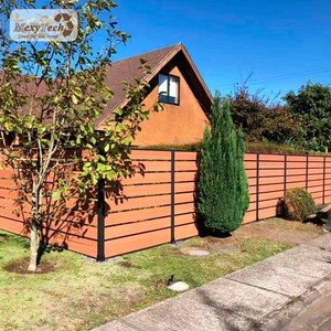 Valla <span class=keywords><strong>Meco</strong></span> de WPC, Coextruida, Ignífuga, Lijada con Superficie Relieveada, 6 Pies de Alto, Servicio de Modelado 3D - Product Image 5