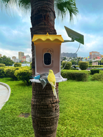 Mangeoire à oiseaux intelligente extérieure automatisée étanche IP65 avec Wi-Fi et recharge solaire