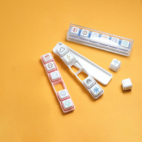 Petit tampon à logo personnalisé, design de logo sur mesure, pré-encré, auto-encreur, 8*8mm, petit ensemble de tampons à encre pour journal