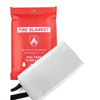 Couverture anti-feu extrême sur mesure de grande taille pour une protection ignifuge d'urgence, 100% fibre de verre, certifiée CE