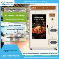 Distributeur automatique de nouilles intelligent, équipement de magasin de nouilles sans personnel, entièrement automatique, 2 en 1, machine à nouilles pour le petit-déjeuner, chauffage