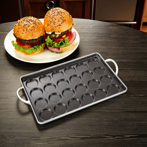 Bandejas antiadherentes para hornear, fábrica china, venta al por mayor, 4 pulgadas, Pan para moño y hamburguesa - Product Image 1