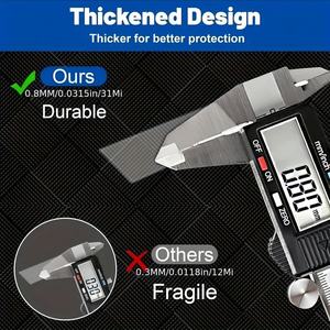 KAP Lot de 6 manchons de protection classiques en <span class=keywords><strong>PVC</strong></span> de 0.5mm d'épaisseur imperméables et transparents 10x4.5cm sans fermeture - Product Image 2