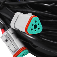 Lampu LED Tambahan MaXpeedingrods 7 inci 332W untuk SUV 4X4 Kapal Laut 33200LM RGB DRL 12V Putih