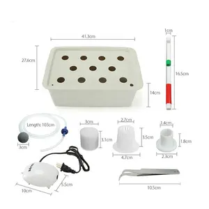 Indoor Hydroponics System Grower Kit DWC Hydroponic SystemNon-transparent DIY Watering Plant Cloner Kit