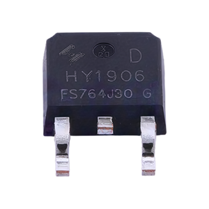 ทรานซิสเตอร์เอฟเฟกต์สนามแบบ MOSFET รุ่น HT HY1906D ชนิด N-channel 60V 70A แบบติดตั้งบนพื้นผิว แพ็คเกจ TO-252 - Product Image 1