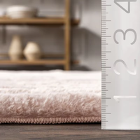 Tapis en fausse fourrure de lapin de haute qualité, fabriqué à la machine, adapté aux animaux domestiques, résistant aux taches, en polyester pur, antistatique, durable
