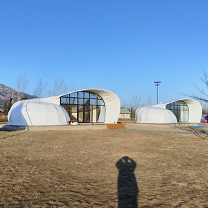 Extended Type Hotel <b>Tent</b> One Bedroom Aluminum Alloy <b>Frame</b> PVC Fabric Water Proof Four Season Quick Opening Resort <b>Tent</b> - Product Image 3