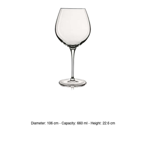 Copa de Vino Luigi Bormioli para Degustación, Vinoteca Robusto 66 cl, Artículos de Bar para Restaurantes, Suministros para Hoteles, Venta al por Mayor - Product Image 3