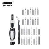 JAKEMY-Tournevis pour téléphone intelligent, kit d'outils 32 en 1, kit de tournevis pour ordinateur portable et de bureau