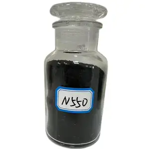مواد خام مطاط صيني كالمحفز الكيميائي أسود الكربون N550 لمنتجات المطاط