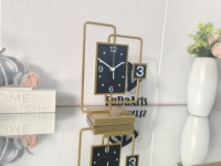 Jam Dinding Modern Custom 27X21cm Dekorasi Mewah untuk Meja, Dekorasi Rumah, Hadiah Hotel, Mesin Jam, Dropshipping sampai Depan Pintu