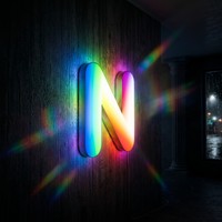 Letrero LED 3D programable ZHILIN con alimentación de CA para uso en oficinas, centros comerciales y hogares