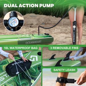 Planche de <span class=keywords><strong>paddle</strong></span> <span class=keywords><strong>gonflable</strong></span> fabriquée en Chine 11'x34''x6'' Planche de <span class=keywords><strong>paddle</strong></span> <span class=keywords><strong>gonflable</strong></span> personnalisée pour les sports nautiques et le surf - Product Image 6