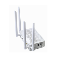 Modem Router WiFi 6 GPON ONU XPON SG339Z 4GE+1TEL+2USB+WIFI ONT WiFi6 2.4G 5G Dual Band dengan 4 Antena