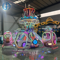 Nouvelle Attraction Manege Monter et Descendre Rotatif Autocontrôle Avion Amusement Temps Voyage Autocontrôle Avion Fun Ride
