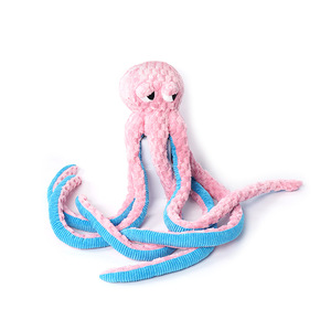 Juguete para perros con forma de pulpo de 1 metro de largo que emite sonidos, permite jugar al tira y afloja, ayuda con la dentición y proporciona entretenimiento para perros medianos a grandes. - Product Image 2