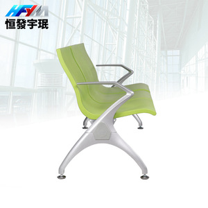 Silla de espera de aleación de aluminio Yu Min de 3 plazas con reposabrazos para uso en aeropuertos, estaciones, hospitales y exteriores. - Product Image 3