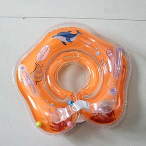 Baby Swimming <b>Ring</b> Neck Float Inflatable PVC <b>Cartoon</b> Design For Child Summer Water Play - Product Image 3