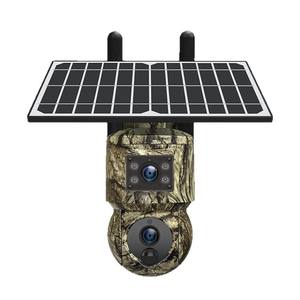 Cámara Solar de Camuflaje Q538 para Exteriores, 6MP HD, Visión Nocturna, Lente PTZ de Doble Vista, CCTV en Red con Almacenamiento en la Nube y Alertas por Aplicación - Product Image 1