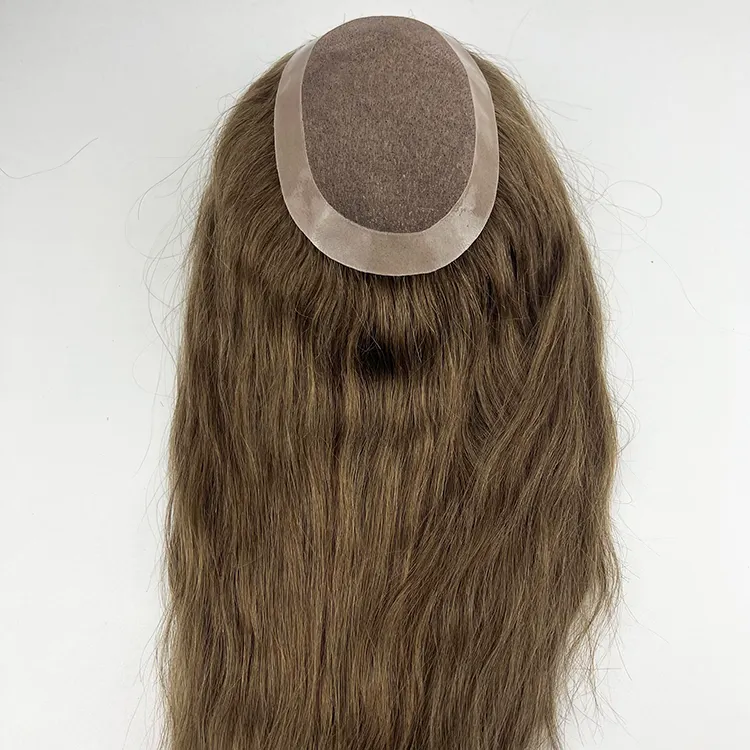 Popüler 100% avrupa Remy insan saçı peruk ipek taban peruk kadınlar için çizilmiş ipek üst yahudi bakire saç