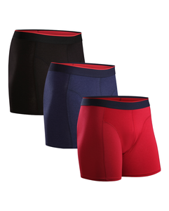 Caleçons Boxers Respirants et Résistants pour Hommes en Modal Maille 60S de Haute Qualité, Taille Mi-Haute, Design Exclusif - Product Image 1