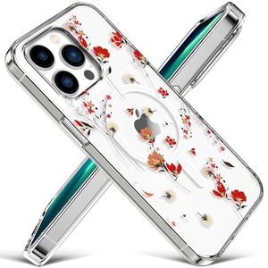 <span class=keywords><strong>Coque</strong></span> de téléphone magnétique pour <span class=keywords><strong>iPhone</strong></span> 13, étui de protection antichoc à motif floral, <span class=keywords><strong>coque</strong></span> pour Mobile, Alibaba, meilleure vente - Product Image 3