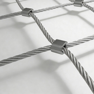 Vente d'usine - Maille en acier inoxydable flexible - <span class=keywords><strong>Filet</strong></span> de sécurité, <span class=keywords><strong>filet</strong></span> de zoo/garde-corps d'escalier, diamètre de fil et taille de maille personnalisés - Product Image 4