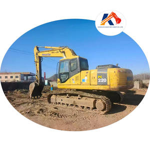 Komatsu รถขุดดิน PC220-7มือสอง22ตัน PC220 PC200รถขุดตีนตะขาบ PC300 220 220-7ของแท้ - Product Image 1