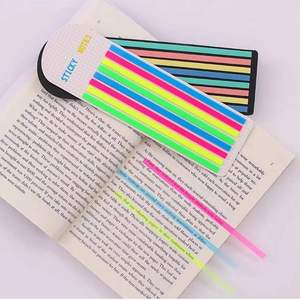 สติกเกอร์ไฮไลท์แบบแถบสีมาการอง 4 แบบ 160 ชิ้น/แพ็ค สติกเกอร์ติดเองสำหรับทำเครื่องหมายในพระคัมภีร์ หรือใช้จดบันทึก - Product Image 5