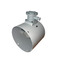 Ventilateur axial de refroidissement antidéflagrant électrique 160 IP55 à roulement à billes OEM ODM 380V en acier au carbone pour montage sur conduit