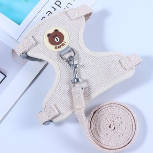 Laisse pour animaux de compagnie (chats, lapins) – Design mignon, anti-évasion, réglable, harnais en forme de I, en corde, sans risque d'étouffement - Product Image 6