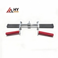 Accessoire de câble ergonomique en acier robuste, portable, antidérapant et confortable, pour barre de musculation, avec poignée de compression et de décompression pour biceps