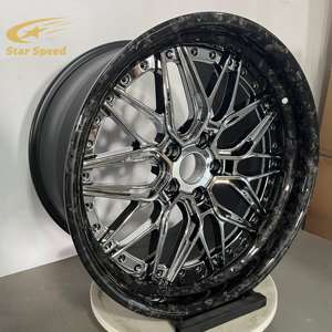 SS forjado 2 piezas 22 24 26 28 pulgadas Deep Dish ruedas cromadas negras para Ford F350 RAM 3500 Silverado 3500 <span class=keywords><strong>HD</strong></span> Off Road 8x170 llantas - Product Image 1