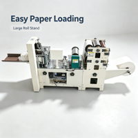 Máquina Plegadora de Papel con Impresión Flexográfica de 2 Colores y Bomba, de Rollo Jumbo, 1000-2000 Piezas/Min, para Uso Comercial
