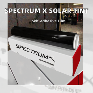 Autocollants pour pare-brise Spectrum X Solar PET Logo/Badge, autocollants adhésifs, épaisseur 2 mil, garantie 3 ans, 1,52x30M - Product Image 2