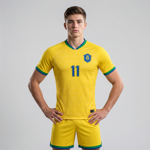 Uniformes <span class=keywords><strong>de</strong></span> Fútbol al por Mayor, Camiseta <span class=keywords><strong>de</strong></span> Fútbol Retro <span class=keywords><strong>de</strong></span> Secado Rápido, Jersey Original Transpirable, Uniformes <span class=keywords><strong>de</strong></span> Fútbol para Hombre - Product Image 1