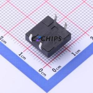 TC-00121-043C Tactile Switch Through hole-4P,12x12mm Switch Single Pole Single Throw Round Button 1.6N Through Hole - Product Image 2