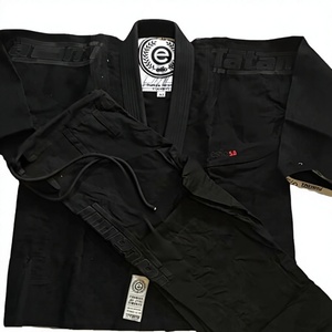 Jiu Jitsu-kimono/Bjj para hombres, uniforme de jiujitsu negro de alta calidad, hecho a medida, venta al por mayor - Product Image 1